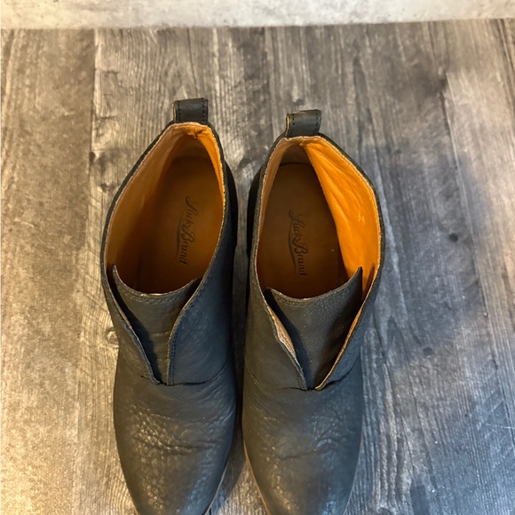 Lucky Brand LK-EHLLEN pebble finish leather boots size 8.5 - Picture 10 of 11